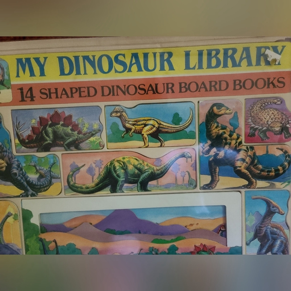 Vintage Dinosaur Board Book Set of 14 - Collector's Dream - Picture 4 of 4